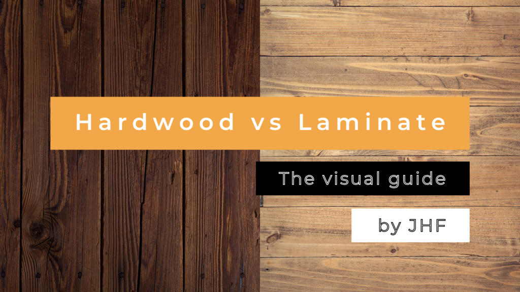 hardwood flooring vs laminate flooring infographic