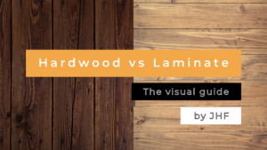 hardwood flooring vs laminate flooring infographic
